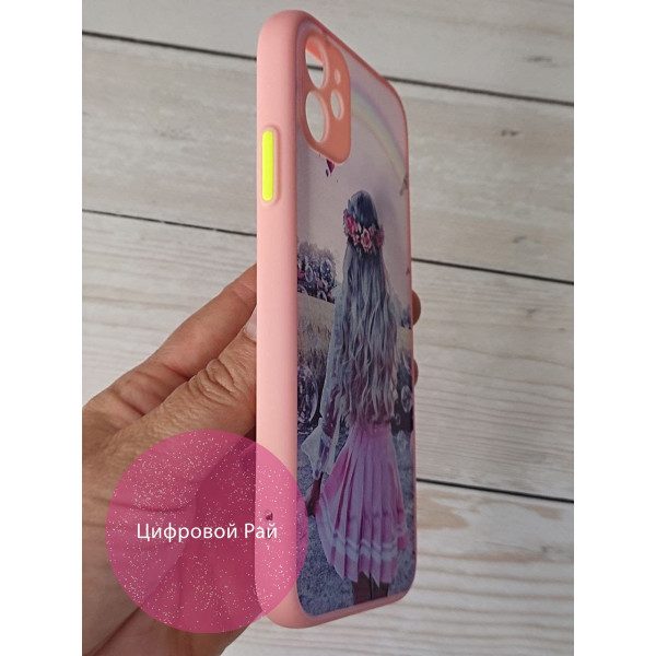 Чохол для IPhone 11 дівчинка у вінку