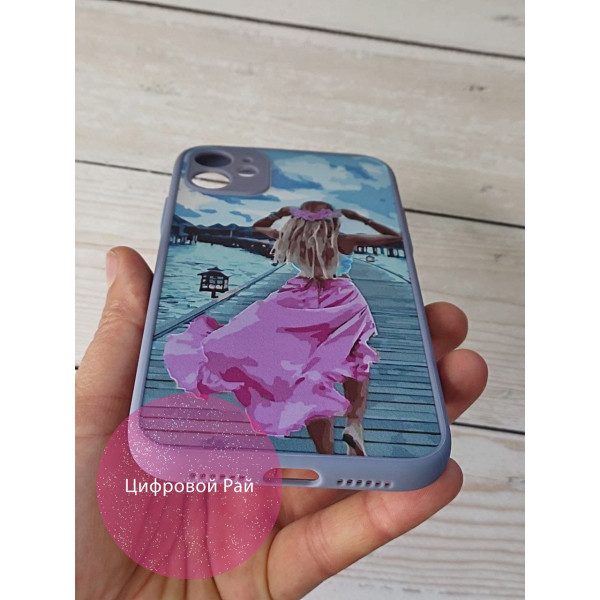Чохол для IPhone 11 дівчинка в рожевому Мальдіви