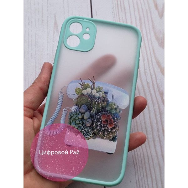 Чехол для iPhone 11 кактусы