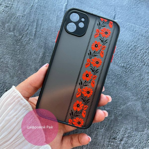 Чехол для iPhone 11 вышиванка Полтавщина