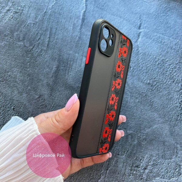 Чехол для iPhone 11 вышиванка Полтавщина