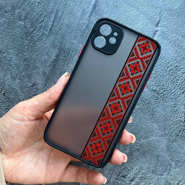 Чехол для iPhone 11 вышиванка Киевщина
