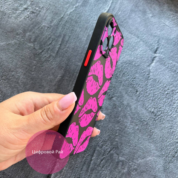 Чохол для IPhone 12 Pro Max рожеві губи