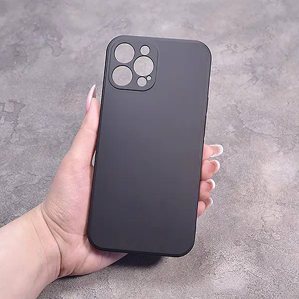 Однотонний чохол для iPhone 12 Pro Max з soft-touch покриттям і мікрофіброю всередині