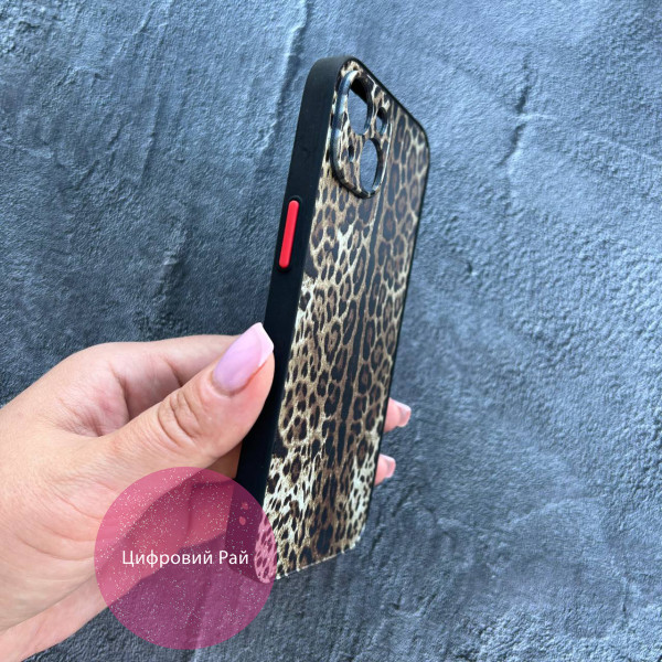 Чохол для iPhone 14 леопард класичний