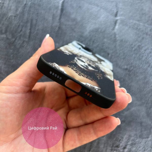 Чохол для iPhone 15 Санта-Муерте чорна