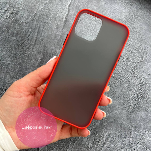 Чохол для iPhone 12 матовый пластик без дизайна