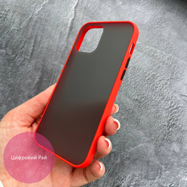 Чохол для iPhone 12 матовый пластик без дизайна