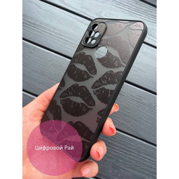 Чохол для Motorola G20 / G30 чорні губи