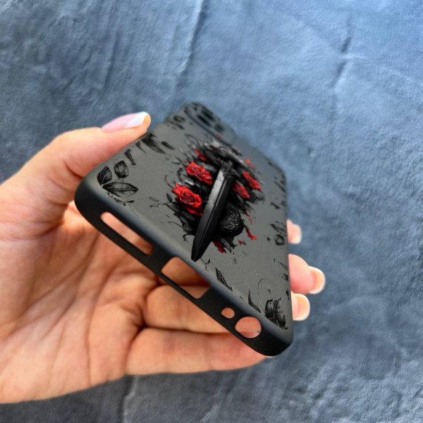 Чохол для Motorola G32 дракон з мечем