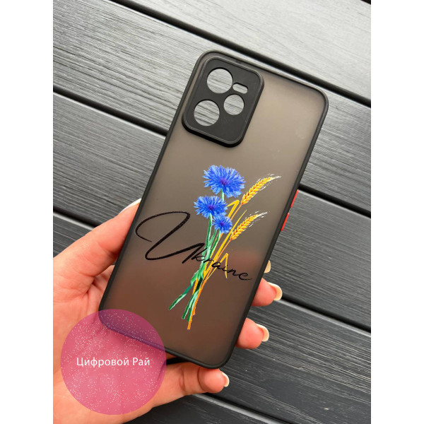 Чохол для Realme C35 патріотичний з волошкою