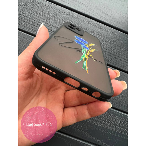Чохол для Realme C35 патріотичний з волошкою