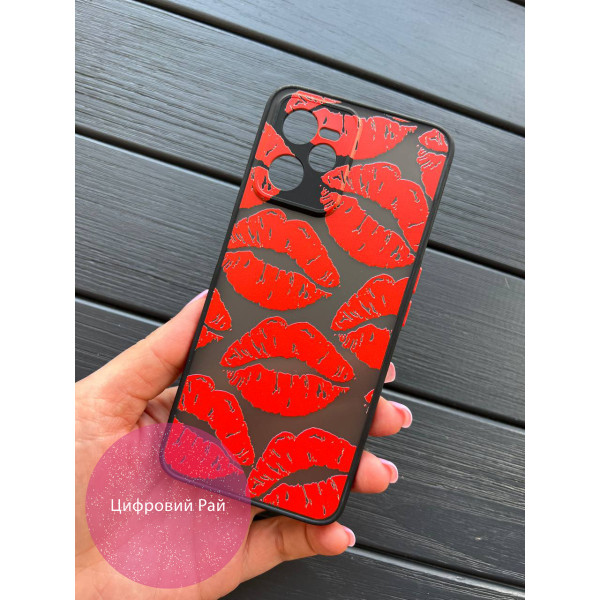 Чохол для Realme C35 червоні губи