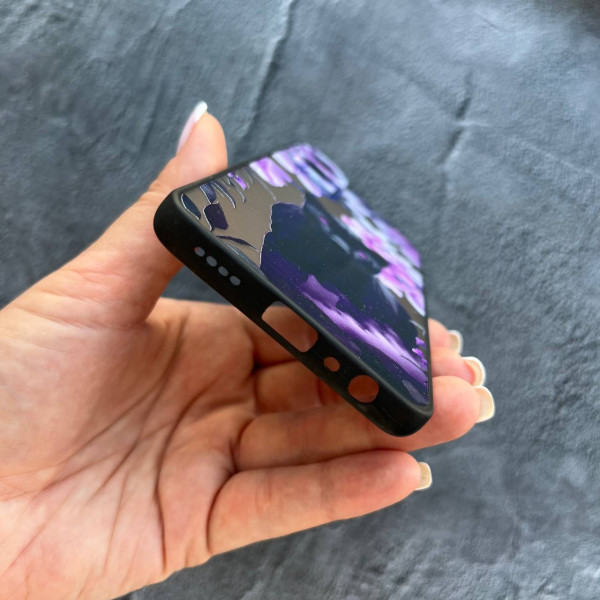 Чохол для Realme C55 з захистом камери пантера у квітах