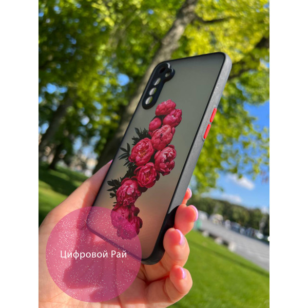 Чохол для Realme 6 яскраві півонії