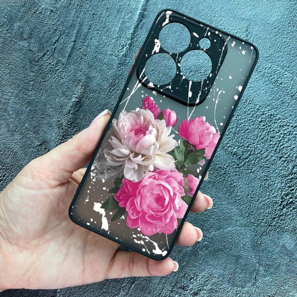 Чохол для Tecno Spark 20C / Tecno Spark GO 2024 півонії класичні