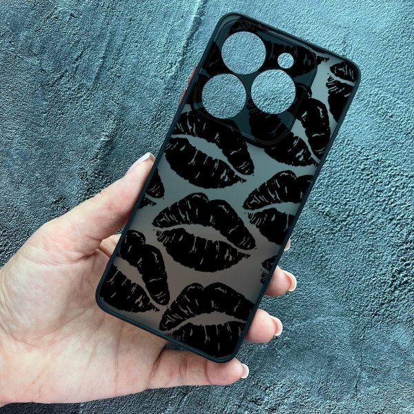 Чохол для Tecno Spark 20C / Tecno Spark GO 2024 чорні губи