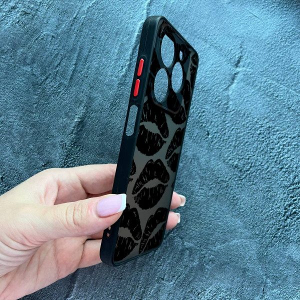 Чохол для Tecno Spark 20C / Tecno Spark GO 2024 чорні губи