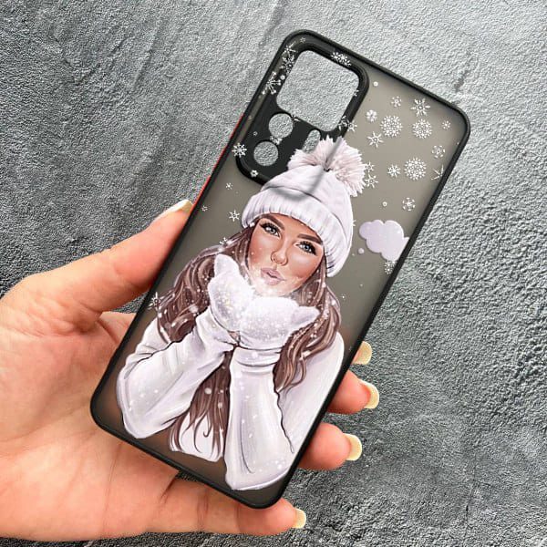 Чохол для Xiaomi 12T / Xiaomi 12T Pro з захистом камери новорічний зимовий подих