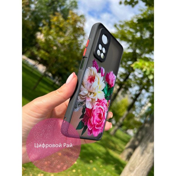 Чехол для  Xiaomi Mi 10T / 10T Pro пионы класические