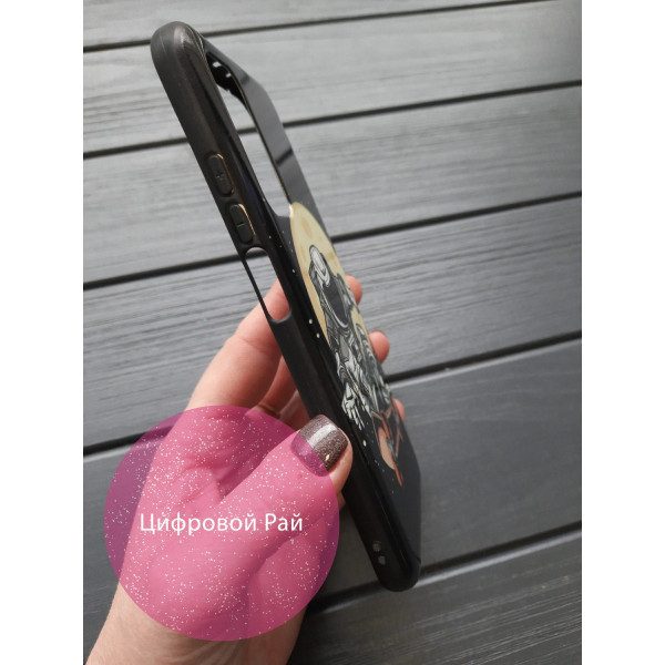 Чехол для Xiaomi Mi 10T / 10T Pro космонавт на скейте