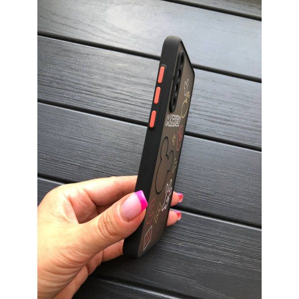 Чехол для Xiaomi Mi 9 Микки Маус с черным бортиком