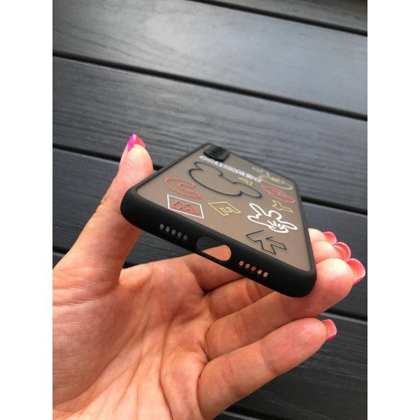Чехол для Xiaomi Mi 9 Микки Маус с черным бортиком