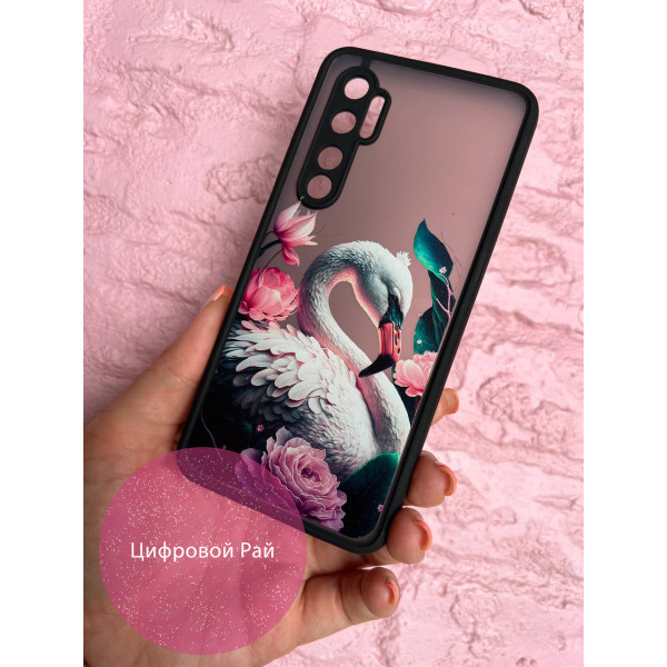 Чохол для Xiaomi Mi Note 10 Lite лебідь
