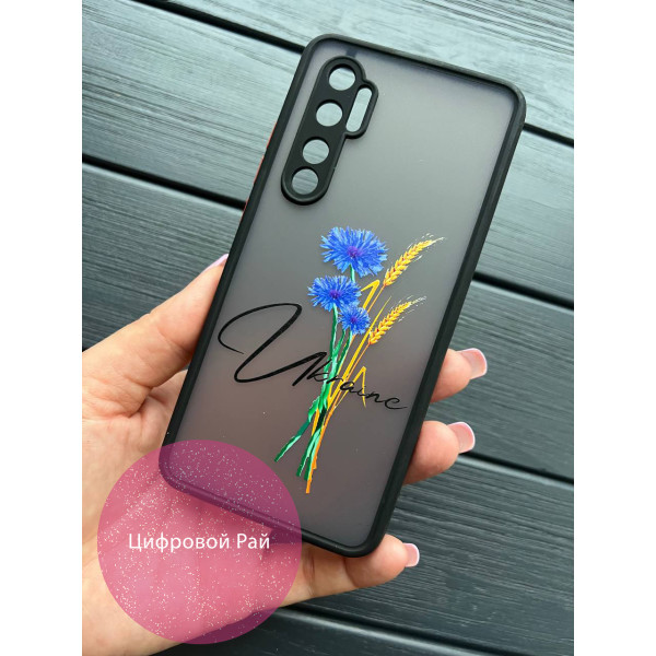 Чохол для Xiaomi Mi Note 10 Lite патріотичний з волошкою