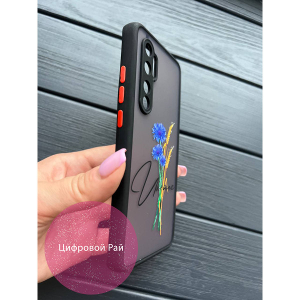 Чохол для Xiaomi Mi Note 10 Lite патріотичний з волошкою