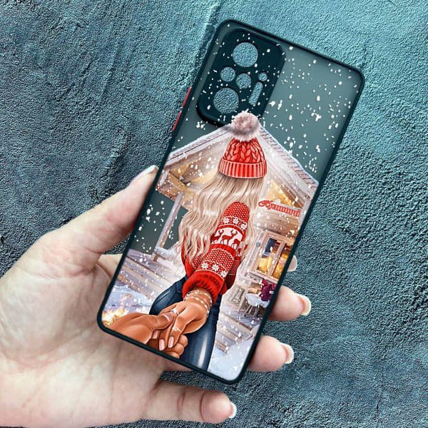 Чохол для Xiaomi Redmi Note 10 Pro з захистом камери новорічна казка