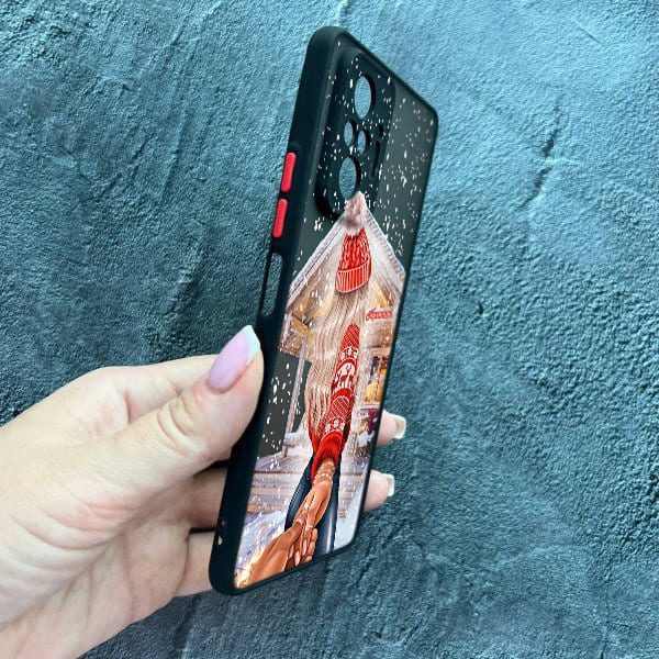 Чохол для Xiaomi Redmi Note 10 Pro з захистом камери новорічна казка