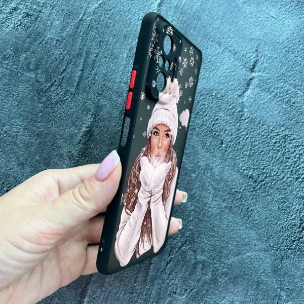 Чохол для Xiaomi Redmi Note 10 Pro з захистом камери новорічний зимовий подих