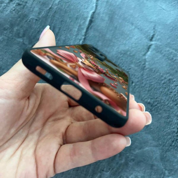 Чехол для Xiaomi Redmi Note 10 Pro с защитой камеры новогодний Рождественский олененок