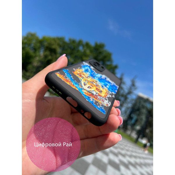 Чехол для Xiaomi Redmi Note 10 4G / Note 10s / Xiaomi Poco M5s трезубец с саблями