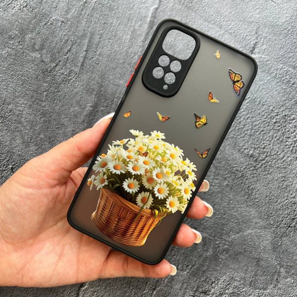 Чехол для Xiaomi Redmi Note 11 / Note 11s ромашки в корзинке