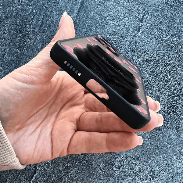 Чехол для Xiaomi Redmi Note 12 Pro Plus 5G с защитой камеры детский с котиком и бантиками
