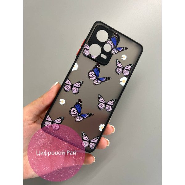 Чехол для Xiaomi Redmi Note 12 Pro 5G бабочки