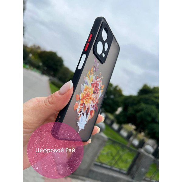 Чохол для Xiaomi Redmi Note 12 Pro 5G осінній букет абстракція