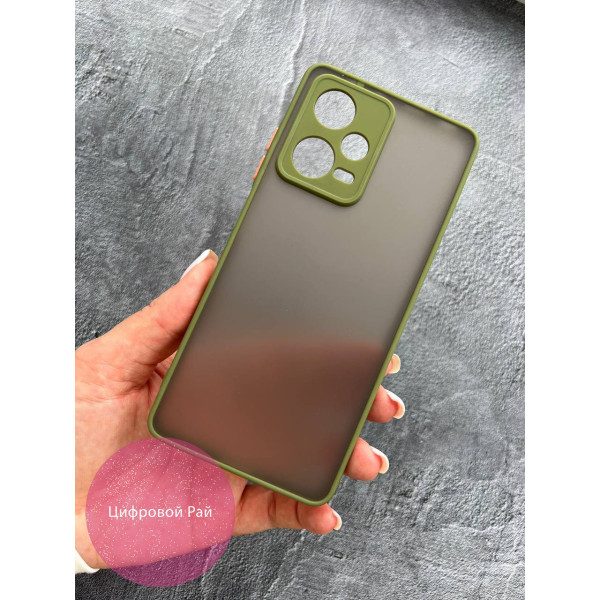 Чохол для Xiaomi Redmi Note 12 Pro 5G матовий пластик без дизайну