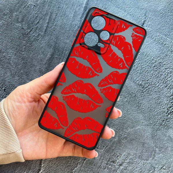 Чехол для Xiaomi Redmi Note 12 Pro Plus красные губы