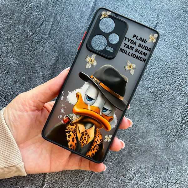 Чехол для Xiaomi Redmi Note 12 Pro Plus Дональд Дак