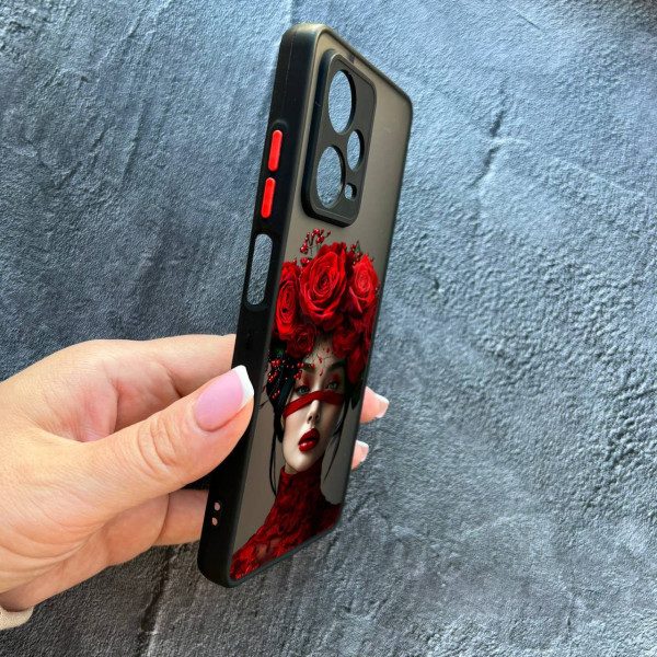 Чехол для Xiaomi Redmi Note 12 Pro Plus девочка с лентой