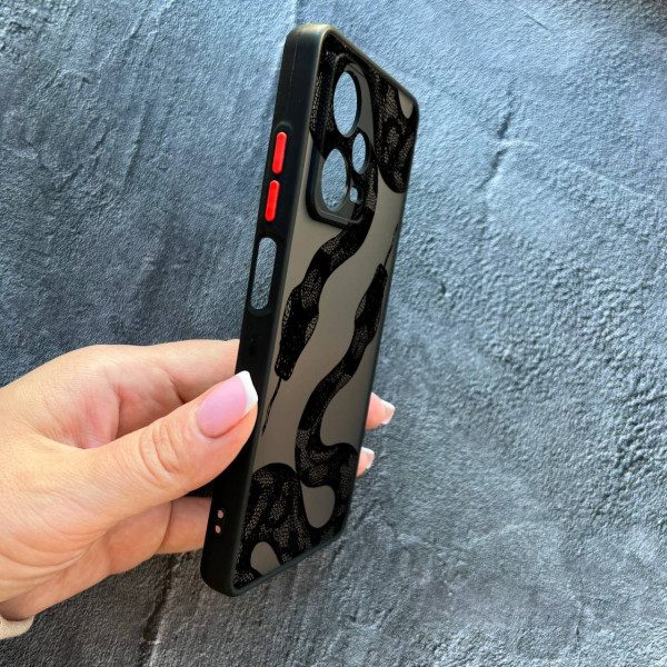 Чохол для Xiaomi Redmi Note 12 Pro Plus змія чорна