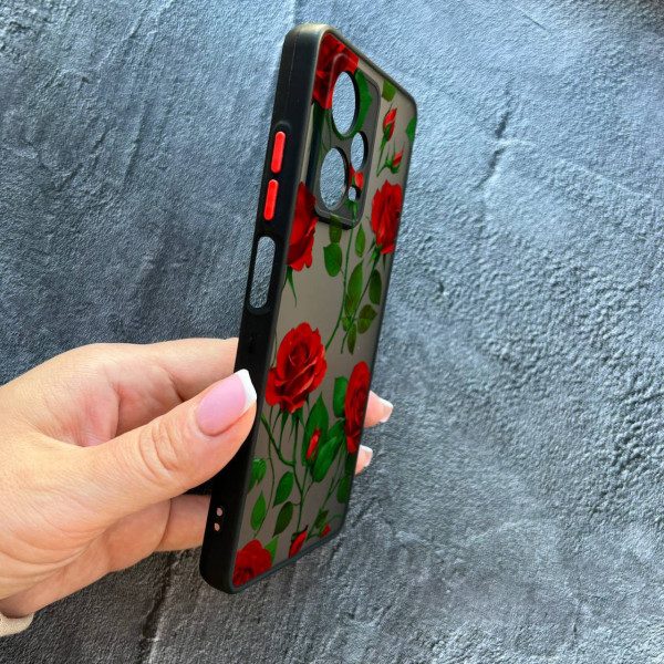 Чехол для Xiaomi Redmi Note 12 Pro Plus красные розы