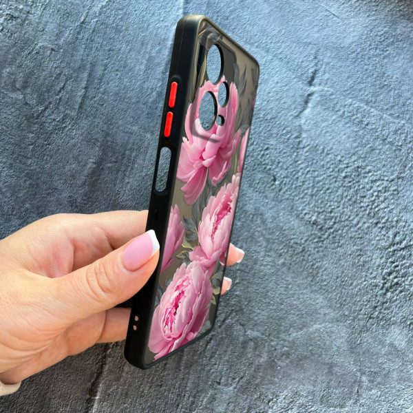 Чехол для Xiaomi Redmi Note 12 Pro Plus пионы крупные