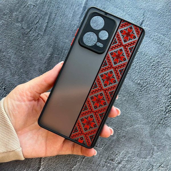 Чехол для Xiaomi Redmi Note 12 Pro Plus вышиванка Киевщина