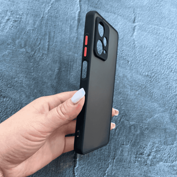 Чехол для Xiaomi Redmi Note 12 Pro Plus матовый пластик без дизайна
