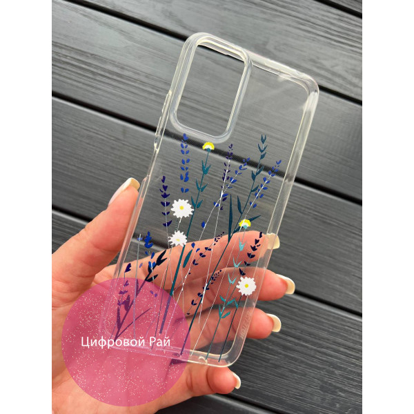 Чохол для Xiaomi Redmi Note 12S лаванда протиударний прозорий силіконовий чохол