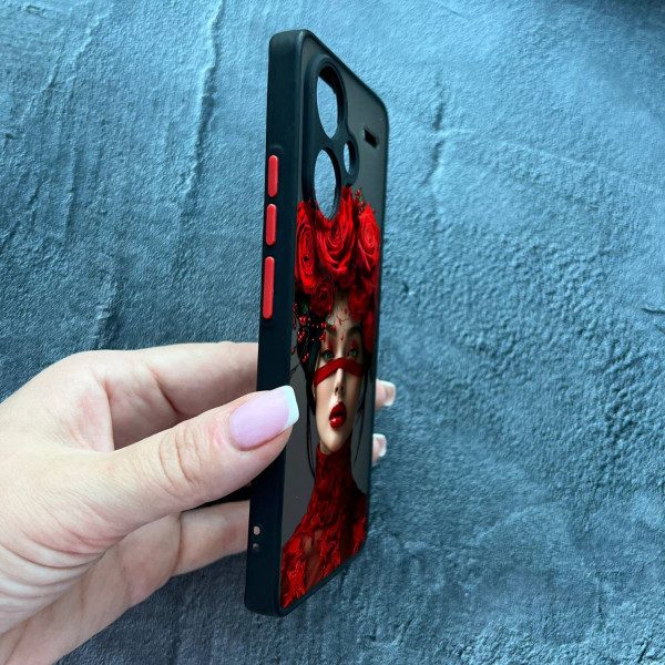 Чохол для Xiaomi Redmi Note 13 Pro Plus дівчинка зі стрічкою